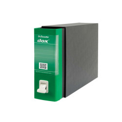 Registratore Dox 2 - dorso 8 cm - protocollo 23 x 34 cm - verde - Esselte Dox