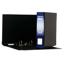 Registratore Dox 4 - dorso 5 cm - commerciale 23 x 29,7 cm - blu - Esselte Dox