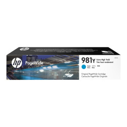 HP 981Y - 185 ml - Extra High Yield - ciano - originale - PageWide - cartuccia d'inchiostro - per PageWide Enterprise Color MFP