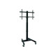ITB Solution - Carrello - per pannello piatto - nero semilucido - dimensione schermo: 32"-55"