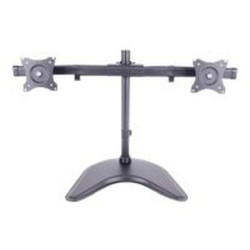 ITB Solution - Supporto - per 2 display LCD - acciaio, lega di alluminio - nero - dimensione schermo: 10"-27" - supporto per sc