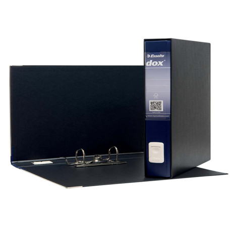 Registratore Dox 5 - dorso 5 cm - protocollo 23 x 34 cm - blu - Esselte Dox