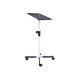 ITB Solution Projection - Carrello - per proiettore / notebook / DVD/ proiettore per lucidi - nero, bianco
