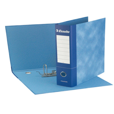 Registratore Essentials G73 - dorso 8 cm - commerciale 23 x 30 cm - blu - Esselte