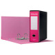 Registratore Essentials G75 - dorso 8 cm - protocollo 23 x 33 cm - fucsia - Esselte