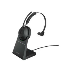 Jabra Evolve2 65 UC Mono - Cuffie con microfono - on-ear - convertibile - Bluetooth - senza fili - USB-A - isolamento dal rumor
