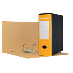 Registratore Essentials G75 - dorso 8 cm - protocollo 23 x 33 cm - giallo - Esselte