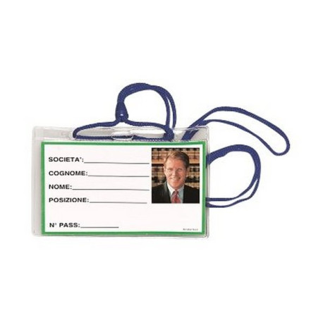 Lebez - Porta badge - cordino (pacchetto di 100)