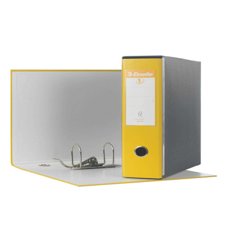 Registratore Eurofile G53 - dorso 8 cm - commerciale 23 x 30 cm - giallo - Esselte