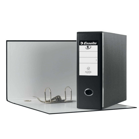 Registratore Eurofile G53 - dorso 8 cm - commerciale 23 x 30 cm - nero - Esselte