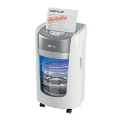 Leitz IQ OptiMax Home Office 225, Taglio a frammenti, 2 x 15 mm, 15 L, 225 fogli, 58 dB, Touch