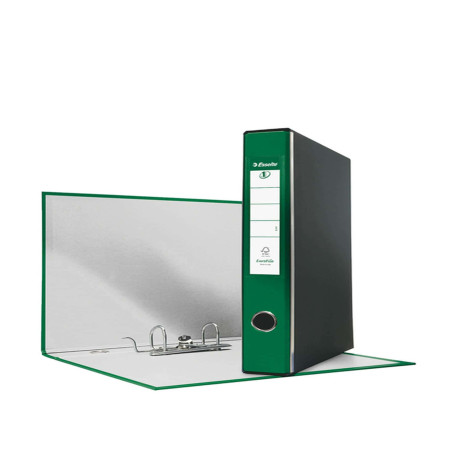 Registratore Eurofile G54 - dorso 5 cm - protocollo 23 x 33 cm - verde - Esselte