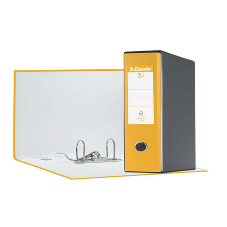 Registratore Eurofile G55 - dorso 8 cm - protocollo 23 x 33 cm - giallo - Esselte