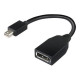 Lenovo - Adattatore DisplayPort - Mini DisplayPort (M) a DisplayPort (F) - 17.6 cm - per ThinkCentre M70- M75t Gen 2- M80- M90-