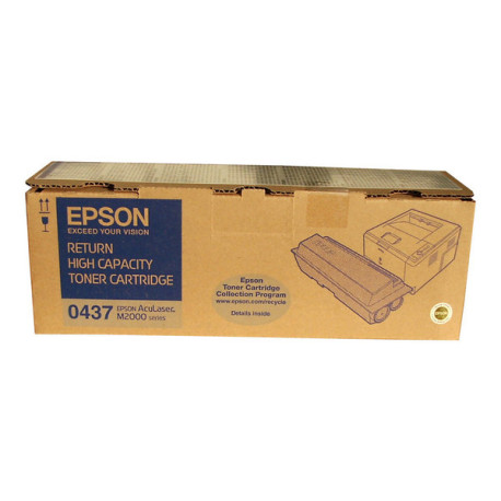 Epson 0437 - Alta capienza - nero - originale - cartuccia toner Epson Return Program - per AcuLaser M2000D, M2000DN, M2000DT, M