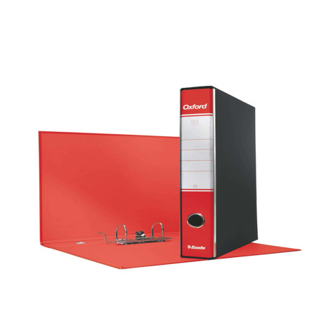 Registratore Oxford G82 - dorso 5 cm - commerciale 23 x 30 cm - rosso - Esselte