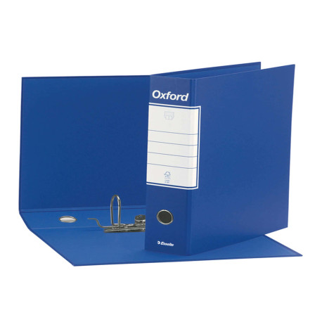 Registratore Oxford G83 - dorso 8 cm - commerciale 23 x 30 cm - blu - Esselte