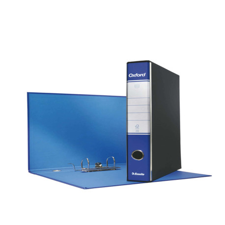Registratore Oxford G84 - dorso 5 cm - protocollo 23 x 33 cm - blu - Esselte