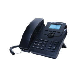 AudioCodes 405HD IP Phone - Telefono VoIP - 3-way capacità di chiamata - SIP, SDP - 2 righe - nero