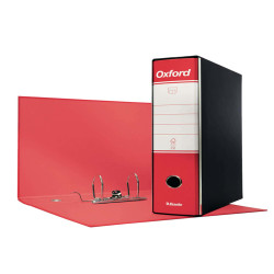 Registratore Oxford G85 - dorso 8 cm - protocollo 23 x 33 cm - rosso - Esselte