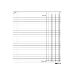 Registro cassa entrate/uscite - 24 x 17cm - 100 fogli - Edipro