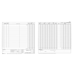 Registro Iva fatture - 31 x 24,5cm - 22pg - numerate - Edipro