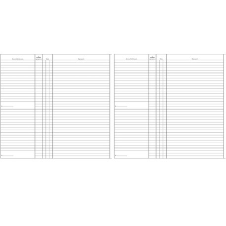 Registro libro soci SPA/SRL - 31 x 24,5 - 47pg - numerate - Edipro