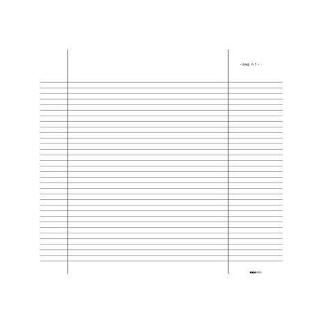 Registro verbale assemblea - 31 x 24,5 - 92pg - numerate - Edipro