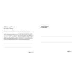 Registro verbali assemblea condominio - 31 x 24,5cm - 96 fogli - Edipro
