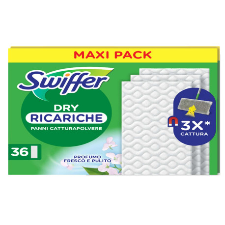 Ricarica Swiffer Dry - Swiffer - conf. 36 pezzi