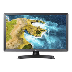 LG 24TQ510S-PZ - Monitor a LED con sintonizzatore TV - Smart - 23.6" - 1366 x 768 HD - 250 cd/m² - 1000:1 - 14 ms - 2xHDMI, RCA