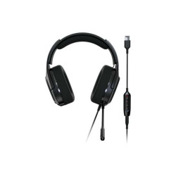 Acer Predator Galea 365 (PHW210) - Cuffie con microfono - canale 7.1 - dimensione completa - cablato - USB, jack 3,5 mm - nero