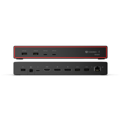 Lenovo ThinkPad Thunderbolt 4 Smart Dock Gen2 7500, Cablato, Thunderbolt 4, 100 W, 2500 Mbit/s, Nero, Eclipse Black