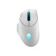 Alienware AW620M - Mouse - per destrorsi - ottica - 7 pulsanti - senza fili, cablato - USB, 2.4 GHz - luce lunare - retail - sc