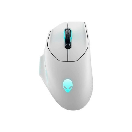 Alienware AW620M - Mouse - per destrorsi - ottica - 7 pulsanti - senza fili, cablato - USB, 2.4 GHz - luce lunare - retail - sc