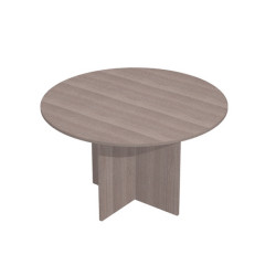 Tavolo riunione Easy - 4 posti - diametro 120 cm - altezza 72 cm - frassino toscano