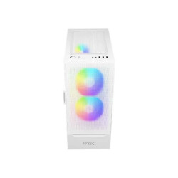 Antec NX Series NX410 - MDT - ATX - pannello laterale finestrato (vetro temperato) - senza alimentazione - bianco - USB/Audio