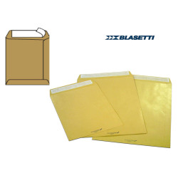 Busta a sacco Monodex - strip adesivo - 19 x 26 cm - 80 gr - avana - Blasetti - conf. 500 pezzi