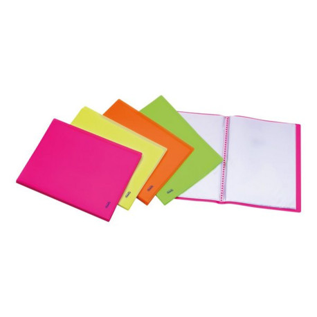 Favorit NEON - Porta listini - 30 compartimenti - per 220 x 300 mm - disponibile in colori assortiti