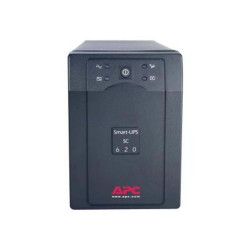 APC Smart-UPS SC 620VA - UPS - 230 V c.a. V - 390 Watt - 620 VA - RS-232 - connettori di uscita 4 - grigio
