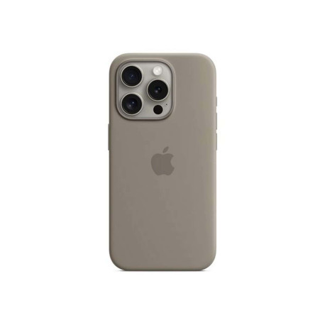 Apple - Cover per cellulare - Compatibilità MagSafe - silicone - argilla - per iPhone 15 Pro