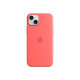 Apple - Cover per cellulare - Compatibilità MagSafe - silicone - guava - per iPhone 15 Plus