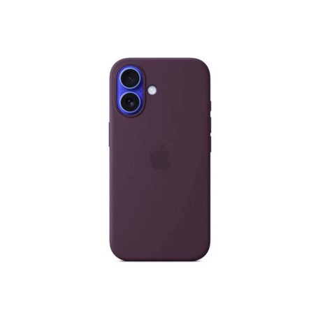 Apple - Cover per cellulare - Compatibilità MagSafe - silicone - prugna - per iPhone 16