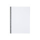 GBC CombBind - 14 mm - 21 anelli - A4 (210 x 297 mm) - 125 fogli - nero - 100 pezzi pettine per la rilegatura in plastica - per