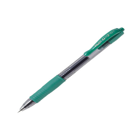 Roller gel a scatto G-2 - punta 0,7mm - verde - Pilot