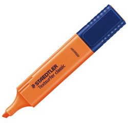 Evidenziatore Textsurfer Classic - punta a scalpello - tratto da 1,0mm-5,0mm - arancio - Staedtler