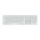 Apple Magic Keyboard with Touch ID and Numeric Keypad - Tastiera - USB-C - senza fili - Bluetooth - QWERTY - italiana - white k