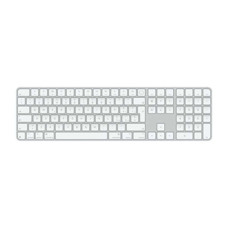 Apple Magic Keyboard with Touch ID and Numeric Keypad - Tastiera - USB-C - senza fili - Bluetooth - QWERTY - italiana - white k