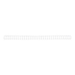 GBC WireBind - 11 mm - 34 anelli - A4 (210 x 297 mm) - 100 fogli - bianco - 100 pezzi spirale di rilegatura - per Rexel WB606