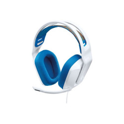 Logitech G G335 Wired Gaming Headset - Cuffie con microfono - dimensione completa - cablato - jack 3,5 mm - bianco - Certificat